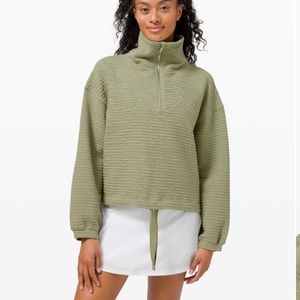 Lululemon Textured Zip Pullover